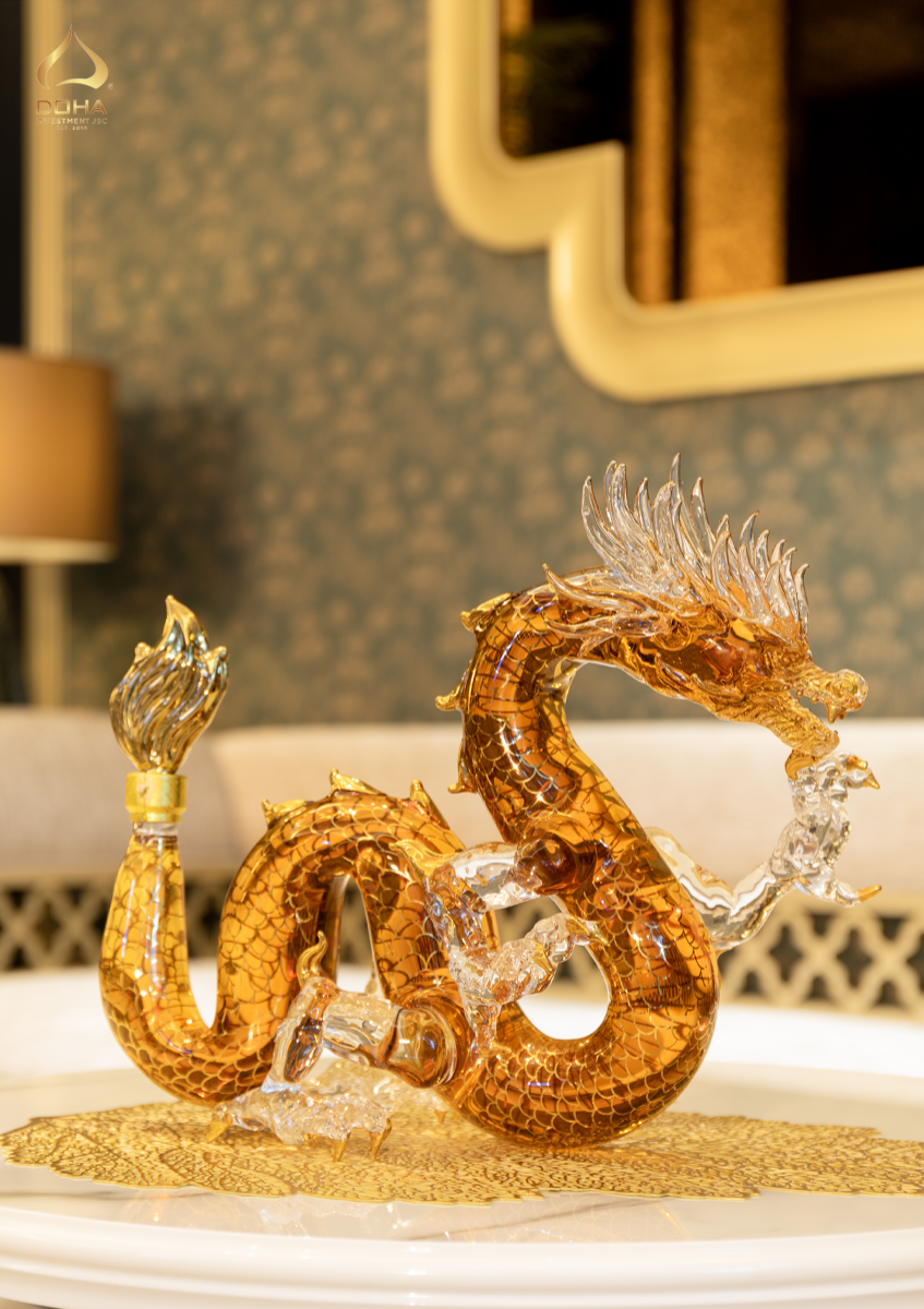 Rượu Rồng linh vật - Long Khí Sinh Tài - Royal Rich XO Gold 23K