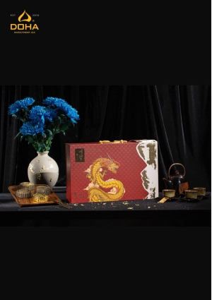 Box of 4 Thang Long Prosperity Mooncakes