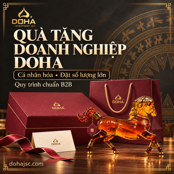 Dịch Vụ Quà Tặng Doanh Nghiệp DOHA: Cá Nhân Hóa, Đặt Số Lượng Lớn Và Quy Trình Chuẩn B2B
