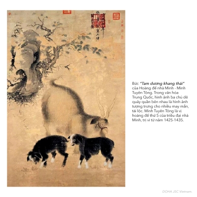 Dê trong hội họa – một biểu tượng nghệ thuật giàu chiều sâu