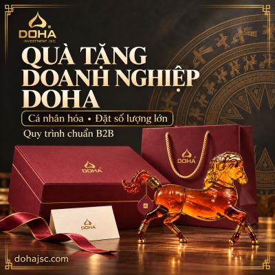 Dịch Vụ Quà Tặng Doanh Nghiệp DOHA: Cá Nhân Hóa, Đặt Số Lượng Lớn Và Quy Trình Chuẩn B2B